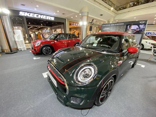 Bangkok Thailandia Novembre 2019 Mini Cooper Modello Colore Arancione 2019 — Foto Stock