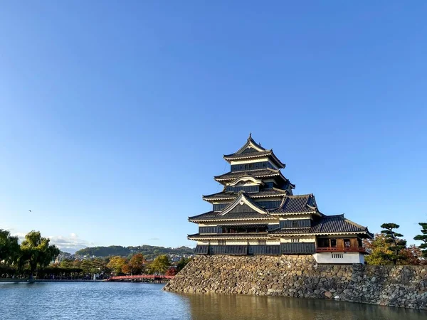 Замок Мацумото Нагано Япония — стоковое фото