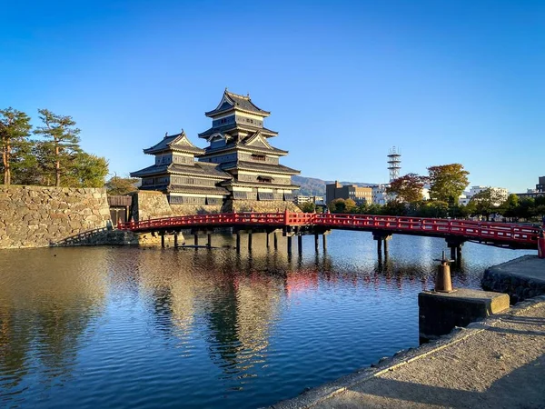 Castelo Matsumoto Cidade Matsumoto Nagano Japão — Fotografia de Stock