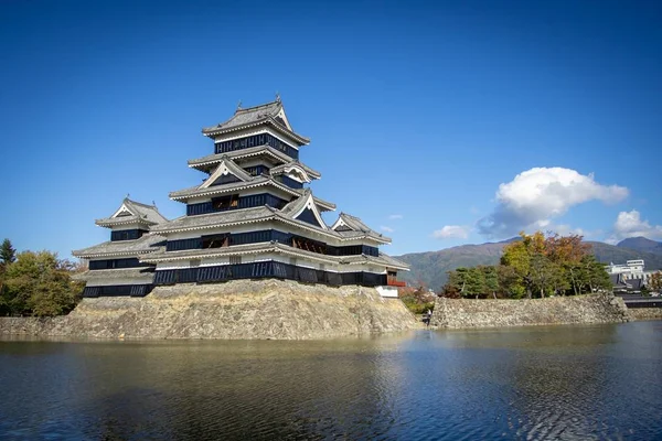 Κάστρο Matsumoto Στο Matsumoto City Nagano Ιαπωνία — Φωτογραφία Αρχείου