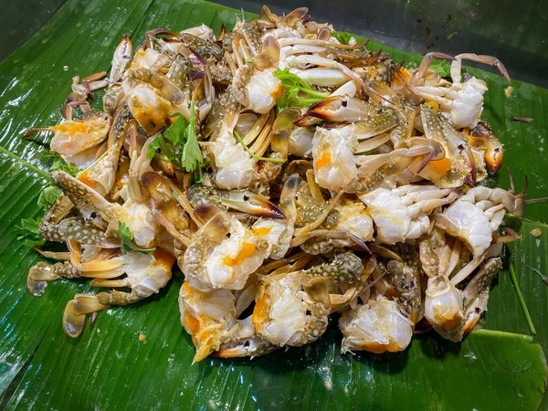 Caranguejo Mar Fermentado Com Molho Peixe Para Venda — Fotografia de Stock