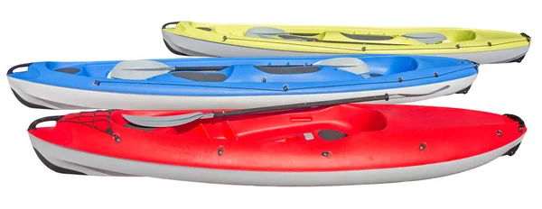 Crossover kayaks isolated — Stock Photo, Image