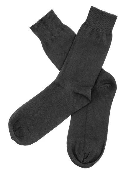 Black socks isolated — Stock Photo, Image