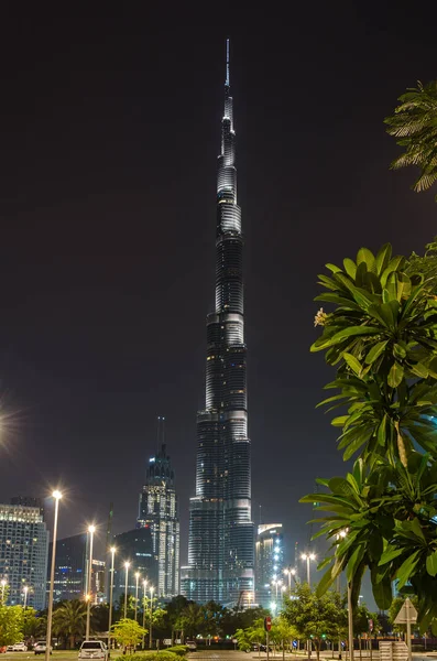 Burj Khalifa y el centro de Dubai —  Fotos de Stock
