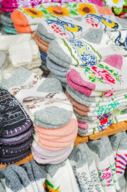 İçinde belgili tanımlık çarşı örme çorap