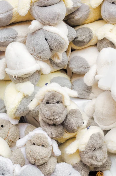Schafsspielzeug Hintergrund — Stockfoto