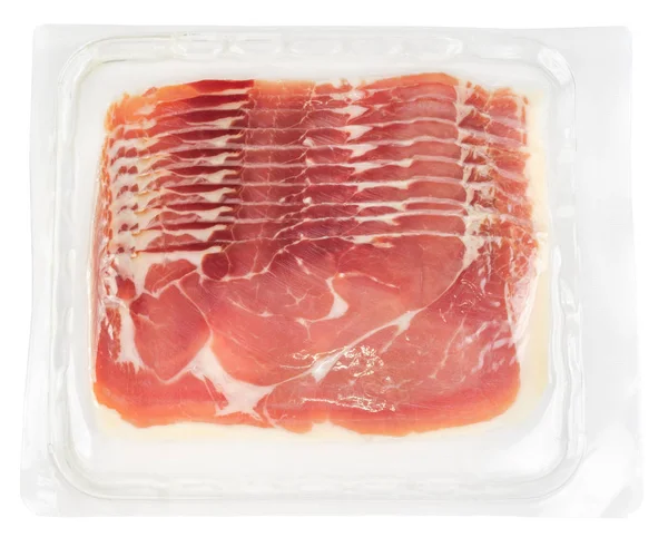 Prosciutto dilimler halinde saydam vakum plastik ambalaj