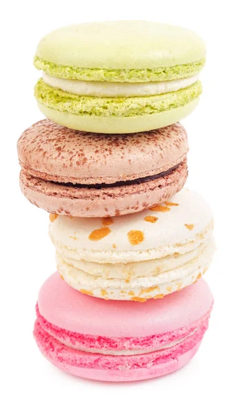 Dikey düzenlenmiş macaroons — Stok fotoğraf