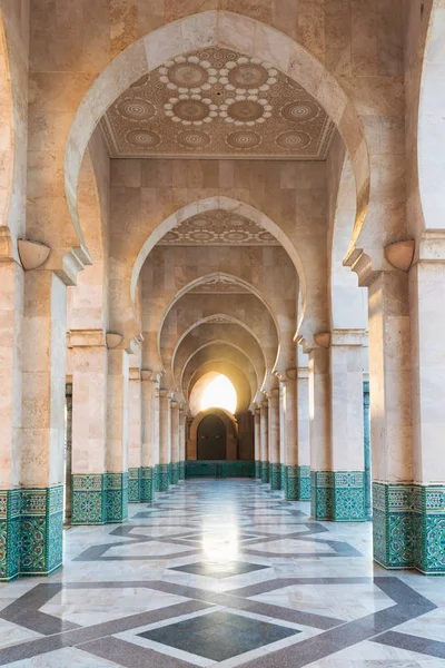 Mezquita Hassan Una Mezquita Casablanca Marruecos Mezquita Más Grande África —  Fotos de Stock