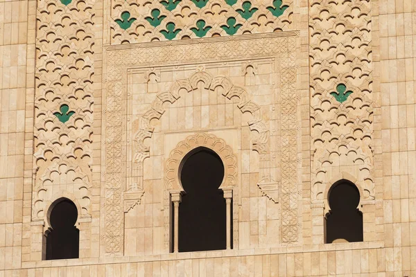 Mezquita Hassan Una Mezquita Casablanca Marruecos Mezquita Más Grande África — Foto de Stock