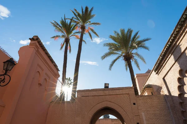 Koutoubia Mecset Legnagyobb Mecset Marrakech Marokkó Ismert Több Más Nevek — Stock Fotó