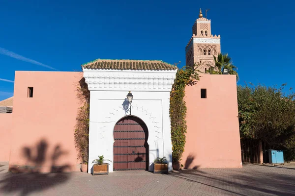 Koutoubia Mecset Legnagyobb Mecset Marrakech Marokkó Ismert Több Más Nevek — Stock Fotó