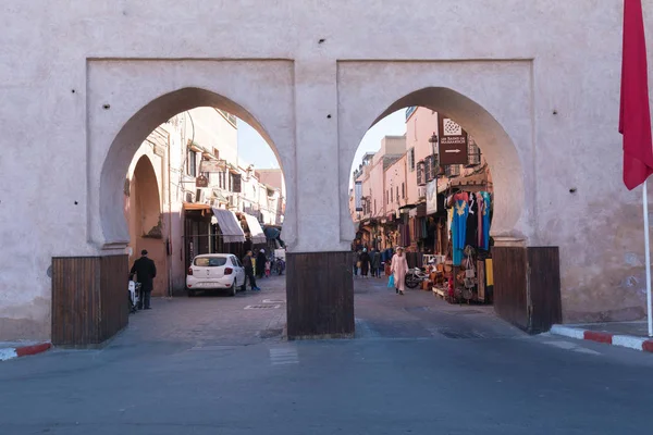 Koutoubia Moskén Den Största Moskén Marrakech Marocko Det Också Känt — Stockfoto