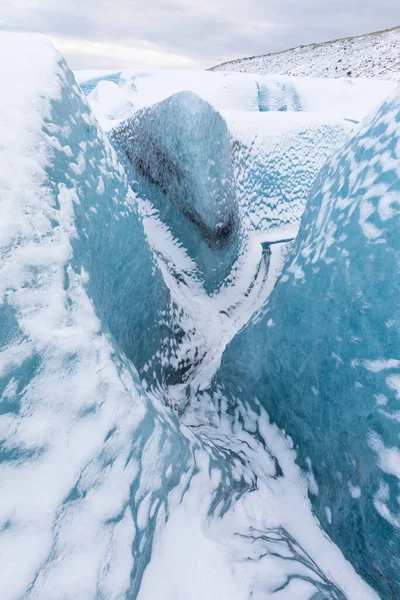 Montagne Con Nuvole Antartide Ghiacciai Iceberg Grotte Ghiaccio Dell Emisfero — Foto Stock