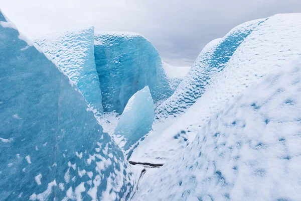 Hory Mraky Antarktidě Ledovce Ledovce Ledové Jeskyně Jižní Polokoule Globální — Stock fotografie