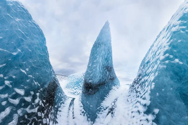 Ledovce Ledovce Ledové Jeskyně Jižní Polokoule Grónsku Globální Změna Klimatu — Stock fotografie