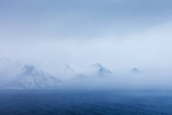 Удивительная Норвежская Природа Мыс Сенья Популярный Туристический Центр Лучшие Известные — стоковое фото