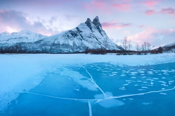 Norvegia Paesaggio Ghiaccio Natura Delle Montagne Ghiacciaio Spitsbergen Longyearbyen Svalbard — Foto Stock