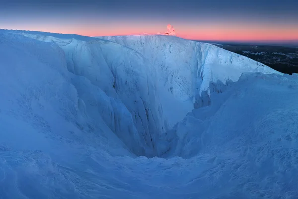 Krajobraz Norwegii Krajobraz Lodowcowy Góry Spitsbergen Longyearbyen Svalbard — Zdjęcie stockowe