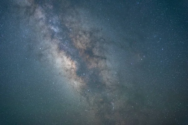 Noite Escura Azul Láctea Sobre Costa Oeste Dos Eua California — Fotografia de Stock