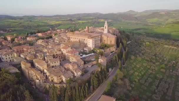 Paisagem Bonita Paisagem Aldeia — Vídeo de Stock