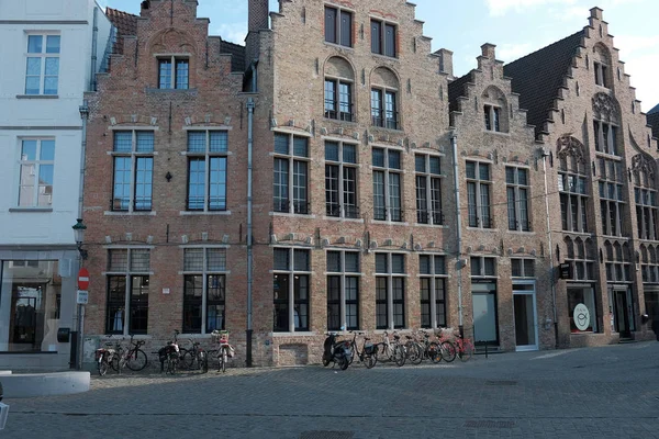 Belgium Brugge October 2019 Architecture Tourist Centre Brugge Belgium Buildings — 图库照片