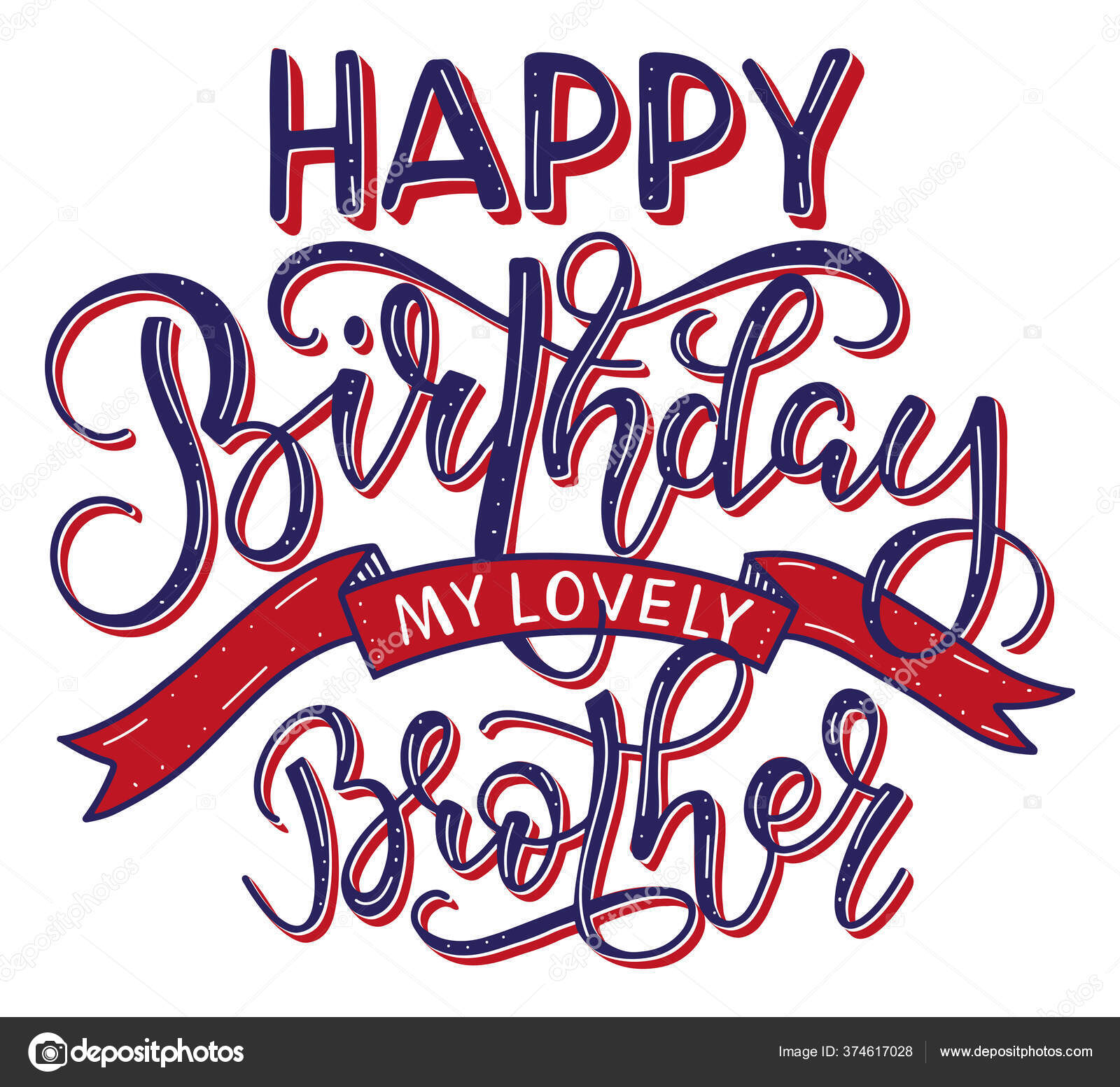 91 Happy Birthday Bro Vector Images Free Royalty Free Happy Birthday Bro Vectors Depositphotos