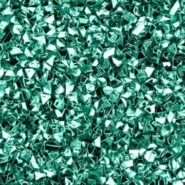 Parlak taşlarla dekore edilmiş nane arkaplanı. 2020 'nin moda renklerinde harika bir yeni yıl geçmişi var.