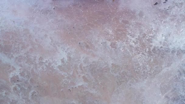 Vidéo Abstraite Eau Boueuse Qui Coule Concept Inondation Réchauffement Climatique — Video