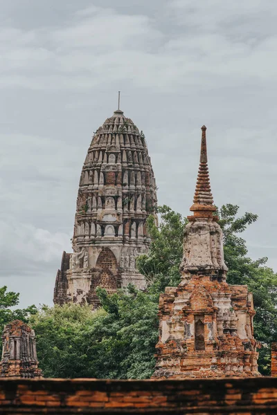 Erstaunliche Details Des Tempels Wat Arun Bangkok — Stockfoto