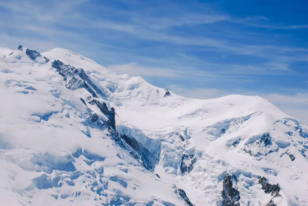 Monte Bianco, Chamonix, Alpi francesi. Francia . — Foto Stock