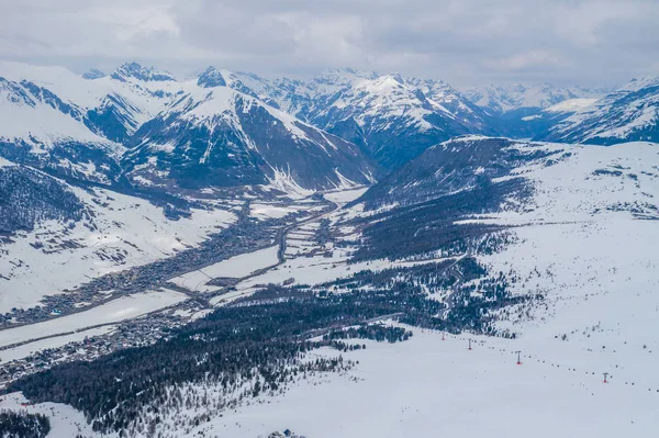 Piste da sci . — Foto Stock