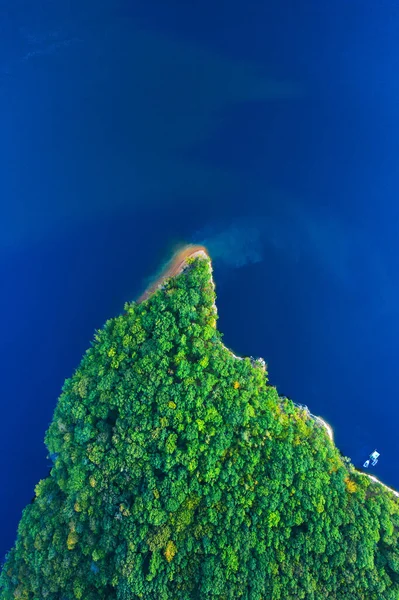 Krabi Spiaggia Ferroviaria Vista Drone Una Delle Spiagge Lusso Più — Foto Stock