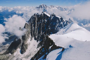 Mont blanc, chamonix, Fransız alps. Fransa.
