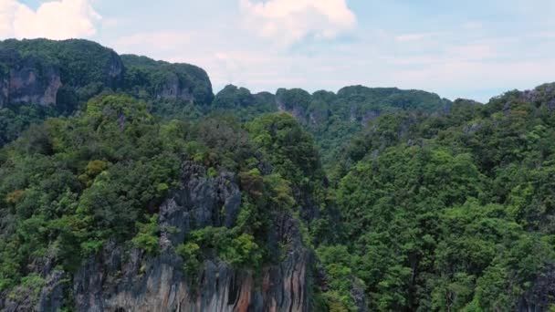 Thailand Majestueuze Natuur Uitzicht — Stockvideo