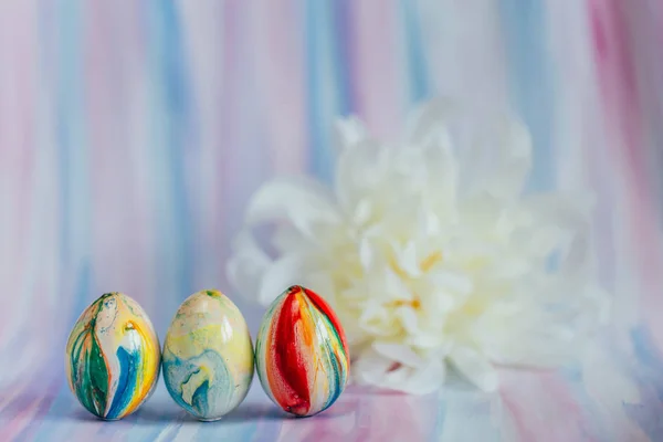 Beautiful Easter Background Decorations Spring Easter Themed Image — Stock Photo, Image