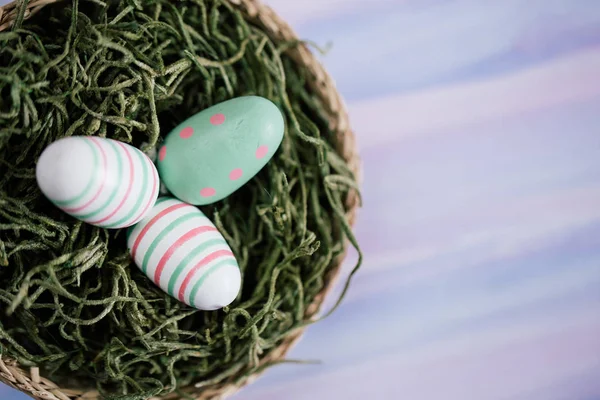 Beautiful Easter Background Decorations Spring Easter Themed Image — Stock Photo, Image