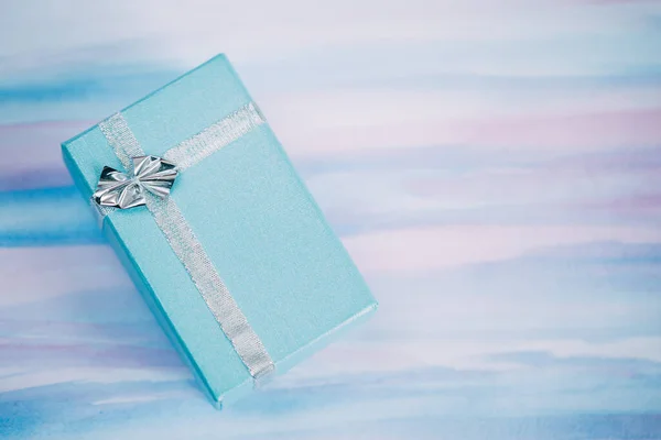 Gift Box Watercolor Background Pastel Colors — Stock Photo, Image