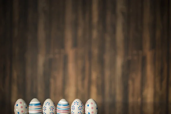 Schöne Ostern Hintergrund Mit Dekorationen Frühlings Und Ostermotiv — Stockfoto