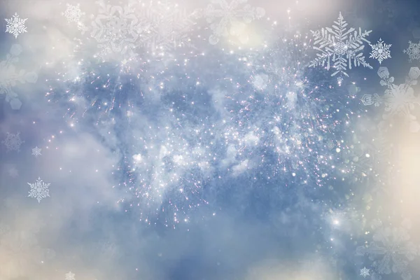 Świąteczne Tło Koncepcja Sezonu Zimowego Boże Narodzenie Abstrakcyjne Tło — Zdjęcie stockowe