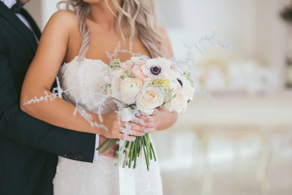 Detail Bride Groom Close View — Stock Photo, Image