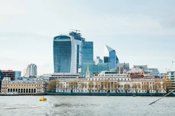 Londen April 2019 Panoramisch Uitzicht Bankwijk Van Centraal Londen Met — Stockfoto
