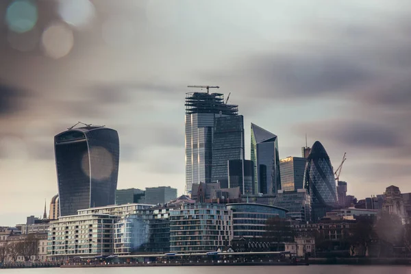 Londres Reino Unido April 2019 Vista Panorámica Del Distrito Bancario — Foto de Stock