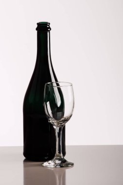 Siyah Şarap Şişe cam