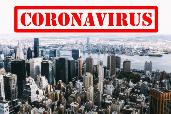New York Quarantine Due Coronavirus Outbreak Representative Image City Coronavirus — Stock Photo, Image