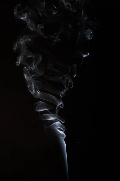 Absztrakt Füst Fekete Háttér Minták — Stock Fotó