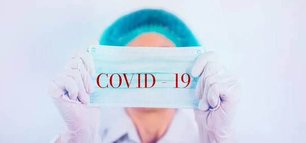 Imagem Conceitual Covid Surto Epidemias — Fotografia de Stock