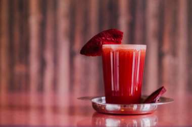 Taze pancar kökü sallaması yakın plan görüntüsü