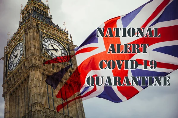 Großbritannien Unter Quarantäne Repräsentatives Bild Für Den Covid Ausbruch London — Stockfoto