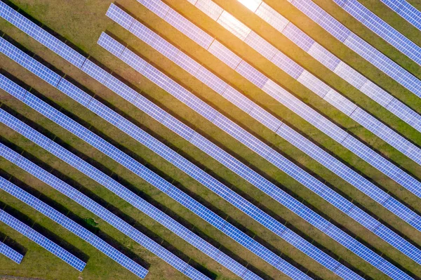 Ekologická Ochrana Životního Prostředí Fotovoltaické Solární Panely — Stock fotografie